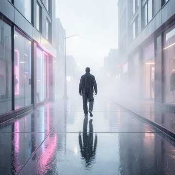 霓虹的灰