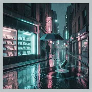 下雨的唱片店