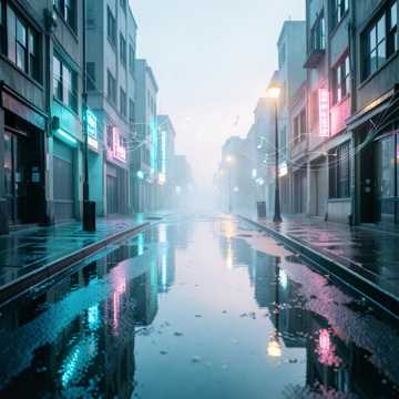 霓虹未眠人