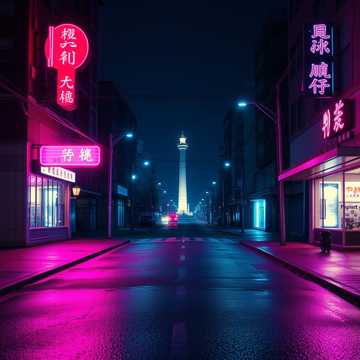 霓虹退潮