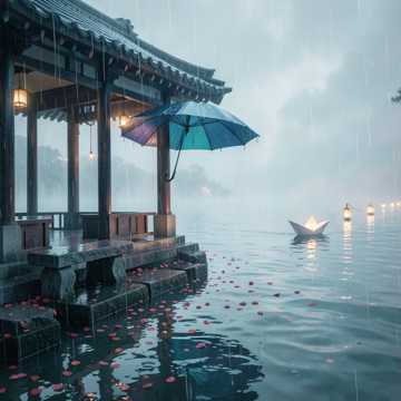 烟雨染青衫