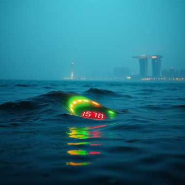 红绿数字海