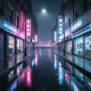 霓虹未眠人