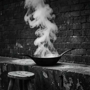 晚风与铁锅