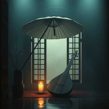 半卷烟雨入帘栊