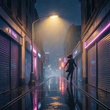 凌晨三点泥虹闪烁