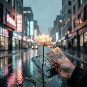 落花脉脉