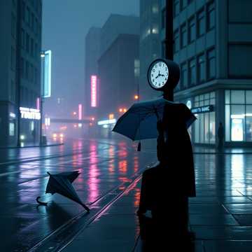 整座城市只有雨醒着