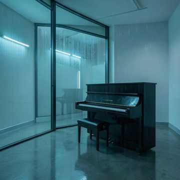 空琴房滴雨