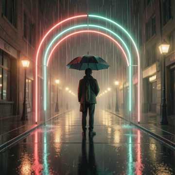 雨里转身
