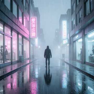 霓虹剪影
