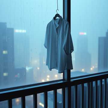 雨丝浸枕底
