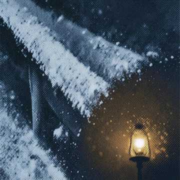 桥灯回雪
