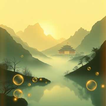 青川揽月