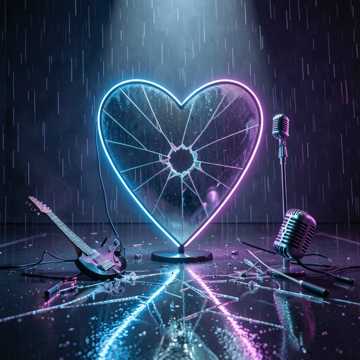暴雨里断电的麦