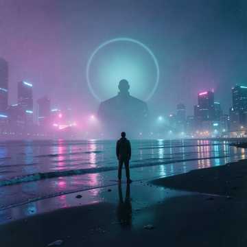 隔岸霓虹