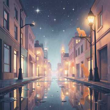 你睫毛上的星光
