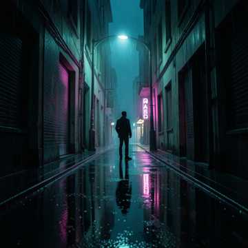 暗巷听雨