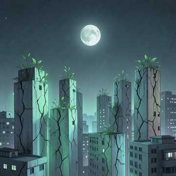 混凝土向上生长