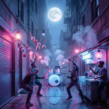 月光拌糖葫芦