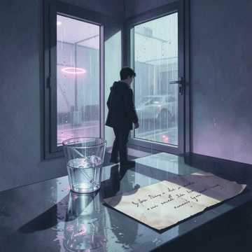雨停在窗边