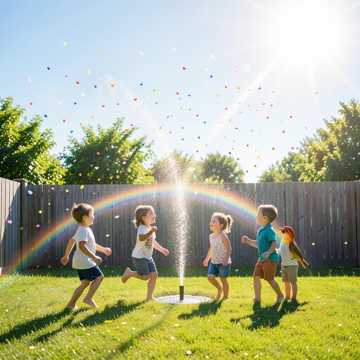 Sprinkler Rainbow Dance