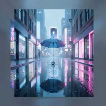 玻璃窗上的侧影-版本2