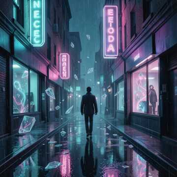 霓虹碎影