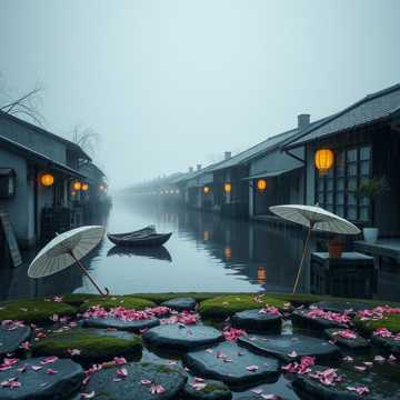 烟雨碎江南