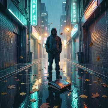 空钱包掉进秋夜