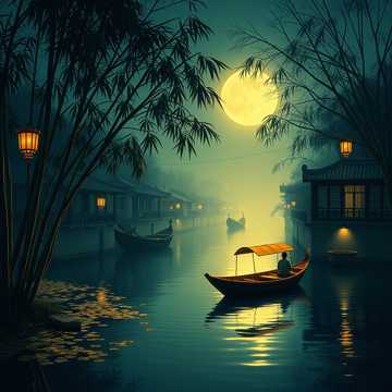月光浸桂花谣