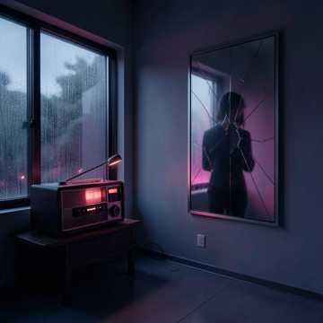 空房间的收音机