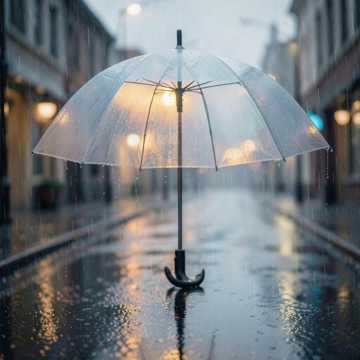 雨伞下的争吵