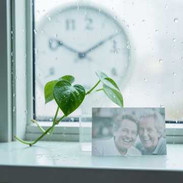 雨声停在一分钟前
