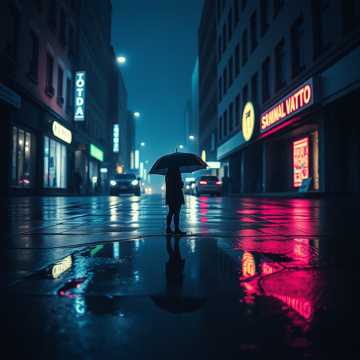 雨滴敲打的旧合照