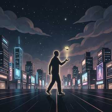 夜空星光