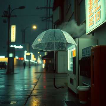 细雨碎路