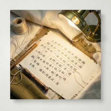 针脚织成的光阴