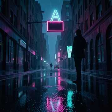 凋谢的霓虹灯