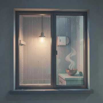 雨敲窗棂