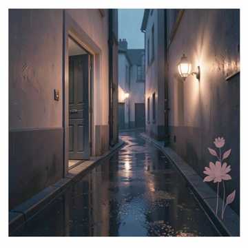 未关的门沿