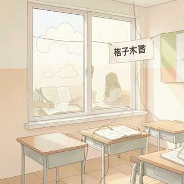 青柠气泡课桌