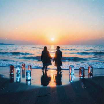 浪花冲撞汽水罐