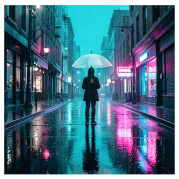 淋雨中人