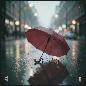 雨里重逢的涟漪