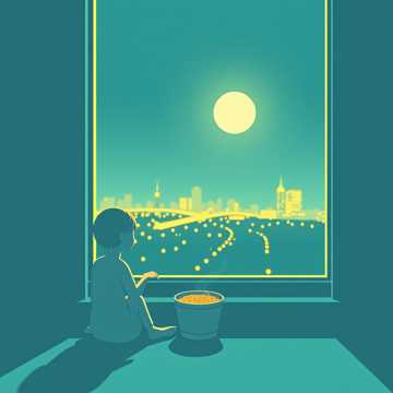 窗台半碗月光