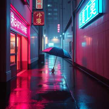 霓虹雨声
