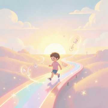 跑道上的星光