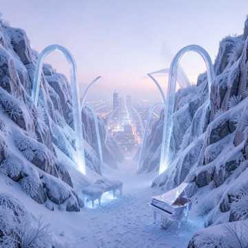 Progressive house, 128 BPM with a cold ethereal piano intro, airy synth lead, soft kick-and-clap pul