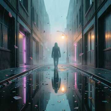 霓虹影里